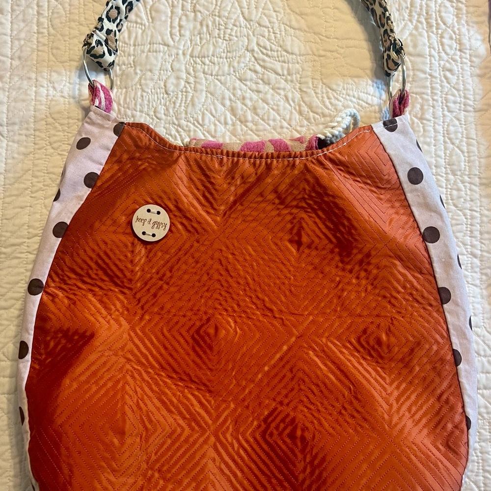 Keep It Gypsy Large Canvas Western Style Tote Bag - Picture 5 of 12
